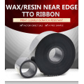 High printing speed wax resin near edge tto thermal ribbon for thermal transfer overprinter